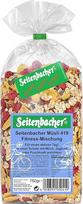 „Seitenbacher“ „Muesli Fitness“ mišinys, neskaldyti grūdai, sveikos avietės, tamsus šokoladas, migdolai (1 x 750 g)