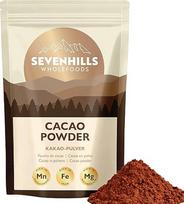 „Sevenhills Wholefoods“ kakavos milteliai, 400 g – nealkalizuoti – turtingi geležimi ir magnio – aukščiausios kokybės, gryni, nesaldinti, skirti kepimui, kokteiliams ir karštai šokoladai
