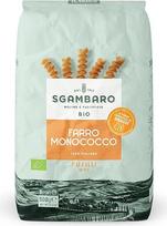 „Sgambaro“ ekologiški makaronai „Fusilli“ Nr. 93 – 500 g, pagaminti iš vienagrūdžių kviečių – mažai riebalų – ląstelienos ir baltymų šaltinis