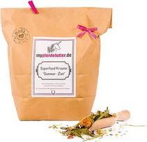 „Summer Herbs for Horses“ 100 % natūralus PUR – žirgams skirtos žolės be priedų – natūralus imuninės sistemos stiprinimas ir virškinimo gerinimas ganymo sezono metu (1000 g)