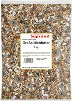 „Supravit“ maistas didelėms papūgoms, 5 kg – grūdų mišinys didelėms papūgoms – maistas didelėms papūgoms su saulėgrąžų sėklomis – grūdų maistas papūgoms – sudėtyje yra svarbių maistinių medžiagų ir mineralų