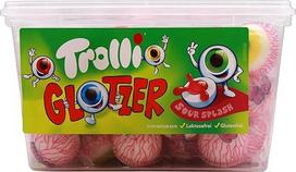 „Trolli Glotzer 60 x“ putų cukraus guminukai su ypač rūgščiu įdaru