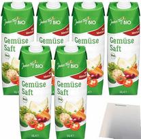 „usy“ kasdienio vartojimo rinkinys: pomidorų ir daržovių sultys (6 x 1 l pakuotė) + „usy“ bloknotas