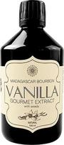 „Vanilla Scientific“ grynas „Bourbon“ gurmaniškas vanilės ekstraktas su sėklomis – 100 % natūralus Madagaskaro ekstraktas, skirtas kepimui ir maisto gaminimui – be alkoholio, be glitimo, tinka veganams, 500 ml