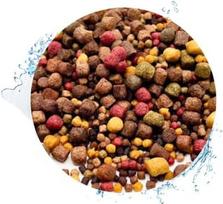 „Warnick’s“ karpių maistas „5 Variety Mix“ su spirulina – 15 l, 3–6 mm – maistas karpiams ir dekoratyviniams žuvims, užtikrinantis šviežumą – plūduriuojantis ir lengvai virškinamas