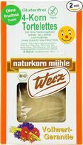„Werz 4 Grain“ tortelės iš neskaldytų grūdų, be glitimo, 2 vnt. pakuotė (2 x 140 g) – ekologiškos