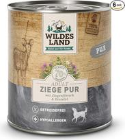 „Wildes Land“ šlapias šunų maistas su laukinėmis žolėmis ir usnių aliejumi, be glitimo, su didesniu mėsos kiekiu, puikiai priimamas ir suderinamas