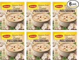 „Winiary“ grybų sriuba „Cremesuppe“, 6 vnt. po 44 g – „Maggi“ grybų sriuba – sriuba maišeliuose