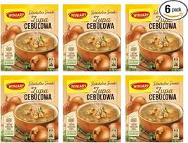 „Winiary“ svogūnų sriubos milteliai, 6 x 31 g – „Maggi“ svogūnų sriuba – sriuba iš maišelio