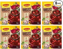„Winiary“ „Rote Bete“ lenkų sriuba, 6 vnt. po 49 g – „Maggi“ raudonasis barščiai, sriuba maišeliuose