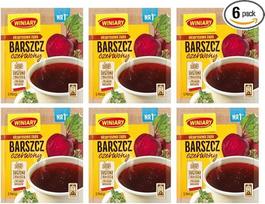 „Winiary“ „Rote Bete“ lenkų sriuba, greito paruošimo, 6 vnt. po 60 g – „Maggi“ raudonojo barščių milteliai