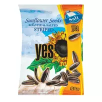 Dryžuotos sūdytos saulėgrąžos YES, 90 g