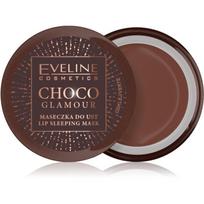 Eveline Cosmetics Choco Glamour naktinė regeneruojamoji kaukė lūpoms 12 ml