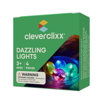 CLEVERCLIXX magnetinis konstruktorius Balls Pack Dazzling Lights, 4 det., CC-1013