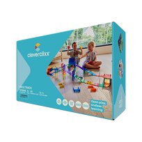 CLEVERCLIXX magnetinis konstruktorius Race Track Intense, 65 det., CC-1011