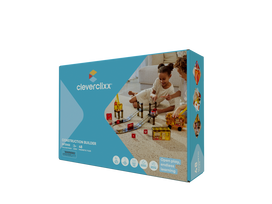 CLEVERCLIXX magnetinis konstruktorius Construction Builder Pack Intense, 48 det., CC-1033