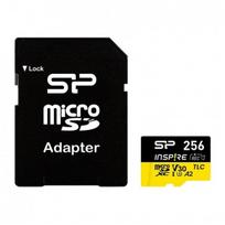Karta Silicon Power silicon power Karta pamięci microSDXC Inspire 256GB UHS-I U3 A2 V30 4K TLC | SP256GBSTXLA2V1NSP | 4713436158325