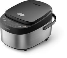 Philips Philips Mini rice cooker | HD3093/80 3000 series | 600 W | 0.85 L | Number of programs 8 | Black/Stainless Steel | HD3093/80 | 8720389055300