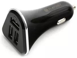 Kilimėlis Platinet automobilinis pakrovėjas + laidas 3xUSB 5200mA, juodas (43721)
