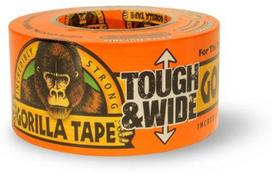 Gorilla Tape Tough & Wide izoliacinė juosta juoda 7.31cm × 27m