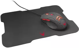 Omega pelė Varr Gaming + pelės kilimėlis