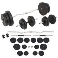 Štangos ir hantelių rinkinys, 60 kg