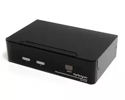 StarTech.com 2 prievadų DVI USB KVM jungiklis su garsu ir USB 2.0 šakotuvu