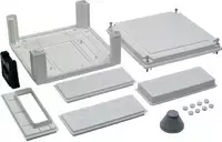 Hager U84LU – plastikinis korpusas, baltas, IP54, 307 mm × 149 mm × 324 mm