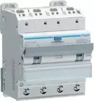 HAGER ADM416QC FI-LS 4P 6kA B-16A 30mA A tipo QC/QB diferencialinis automatas