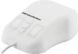 GETT TKH-MOUSE-GCQ-PR-IP68-WHITE-USB – Pelė – ergonomiška, tinkanti dešinei ir kairei rankai, optinė, 5 mygtukai, laidinė, USB, balta (KH29213)