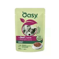 Oasy Strips in Gravy suaugusiems šunims jautiena ir morkos 100g