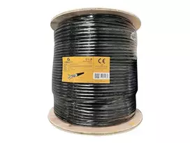 Tinklo kabelis Gembird FPC-6004GE-SO-OUT 305 m Cat6 F/UTP Juodas