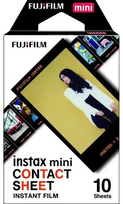 Fujifilm | Momentinis filmas | Instax Mini kontaktinis lapas | 54 cm x 86 mm | Vaizdo matmenys: 62 × 46 mm | Kiekis 10