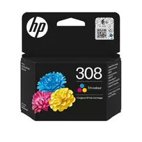 Kasetė HP 308 Cyan Magenta Geltona 120 puslapių Rašalas 7FP20UE