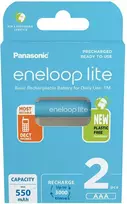 Panasonic Batteries Panasonic eneloop įkraunama baterija Lite AAA 550 2BP