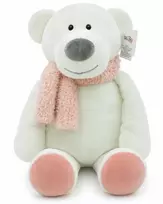 Tulilo Pliušinis žaislas - meškiukas su šaliku, 35 cm