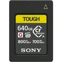 Sony | CEA-G serija | CF-express A tipo atminties kortelė | 640GB | CF-express