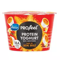 Baltyminis jogurtas creme brule skonio su saldikliais VALIO PROFEEL, 0,6 % rieb., 200 g