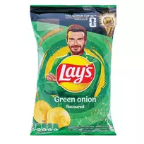Žaliujų svogūnėlių skonio bulvių traškučiai LAY'S, 40 g