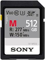Sony atminties kortelė SDXC 512GB M-Series UHS-II C10 U3 V60