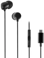 Įstatomos į ausis (In-ear tipo) ausinės Vivanco Stereo USB-C, juoda (61752)