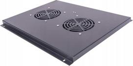 Securitynet TKH Vėdinimo skydelis CCSS-06 spintelėms (2 ventiliatoriai) CCAS-PW2-0606S