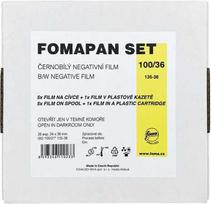 Foma plėvelė Fomapan 100/36 rinkinys 6 plėvelės + kasetė