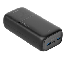 Išorinė baterija DELTACO, 27 000 mAh su greituoju įkrovimu ir 3 jungtimis, 2x USB-A 22.5W, 1x USB-C PD 20W, juoda / PB-C1011 / 1903848|PB-C1011