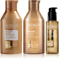 Redken All Soft rinkinys sausiems ir lūžinėjantiems plaukams
