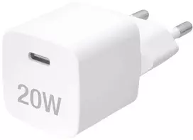 Kilimėlis Vivanco USB įkroviklis USB-C PD3 20W, baltas (62514)