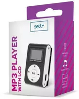 Ausinės Setty MP3 grotuvas 32GB Metal Clip