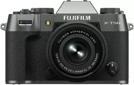 „Fujifilm X-T50 + 15-45mm“, tamsiai pilkas