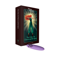 FairyGasm PleasureArrow mini vibratorius – „Fiery Glory: The Princess and Her Quests“, violetinis