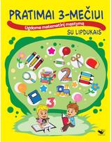 Pratimai 3-mečiui. Ugdome matematinį mąstymą. Su lipdukais - Nėra Autoriaus